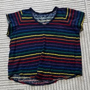 Rainbow pocket tee